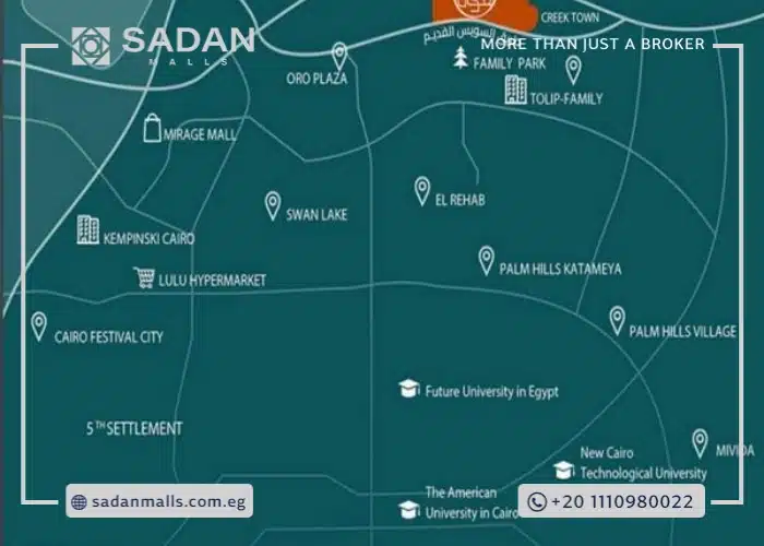 موقع-مول-سعادة-القاهرة-الجديدة