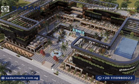 مول جولدن هب التجمع الخامس Golden Hub New Cairo أسعار ومساحات