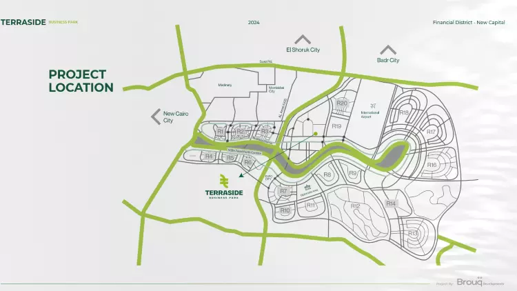 مول تيرا سايد بيزنس بارك العاصمة الإدارية Mall Terraside New Capital