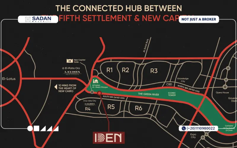 موقع مول ايدن العاصمة الإدارية