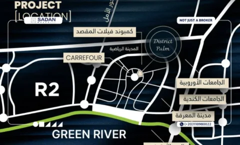 مول ديستريكت بالم العاصمة الإدارية Mall District Palm New Capital