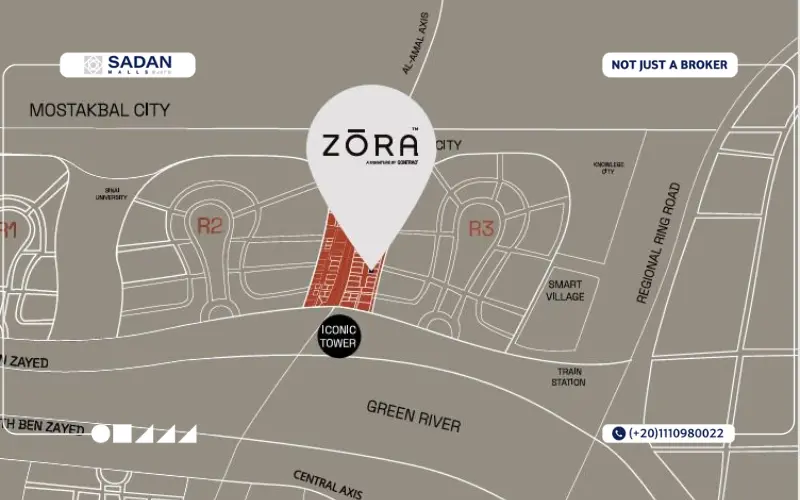 مول زورا تاور العاصمة الإدارية Zora Tower New Capital