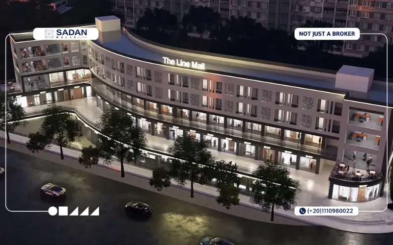 مول ذا لاين العبور The Line Mall Obour مساحات وأسعار