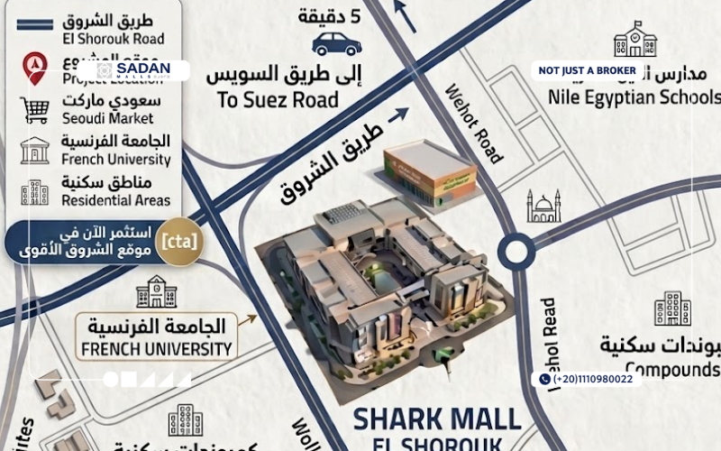 مول شارك الشروق Shark Mall El Shorouk