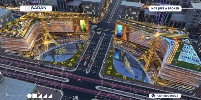 باريس مول العاصمة الإدارية Paris Mall New Capital أسعار ومساحات