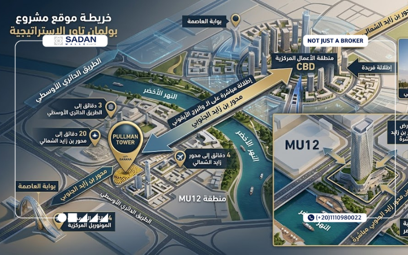 مول بولمان تاور العاصمة الإدارية Pullman Towers New Capital تفاصيل وأسعار