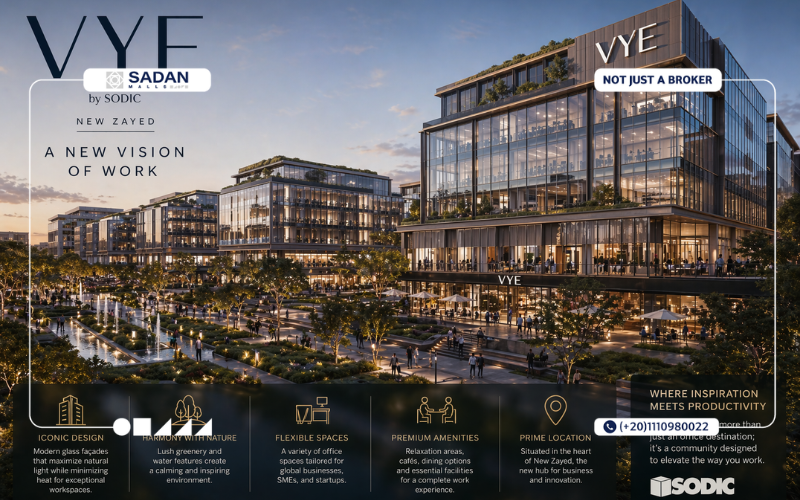 مول فاي سوديك الشيخ زايد VYE Sodic El Sheikh Zayed تفاصيل وأسعار