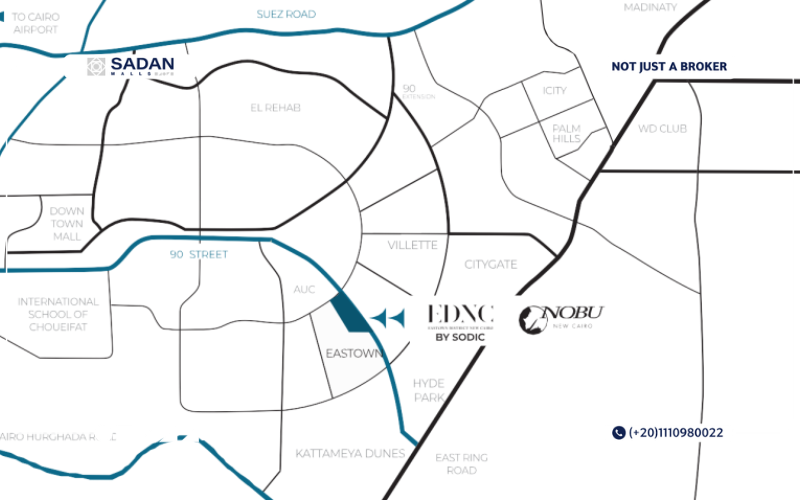 مول ايست تاون سوديك التجمع الخامس Ednc Sodic Eastown New Cairo