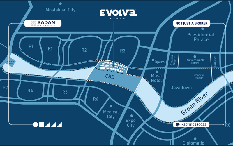 مول ايفولف تاور العاصمة الإدارية Evolve Tower New Capital جدول أسعار